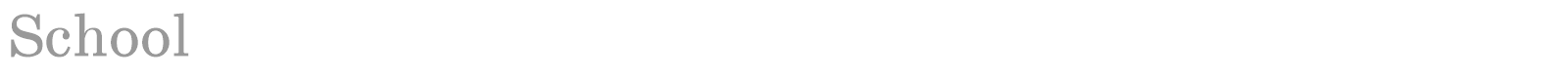 School font preview